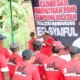 Ratusan Simpatisan dan Kader PDIP Lamsel Deklarasi Nyatakan Dukungan ke Egi-Syaiful