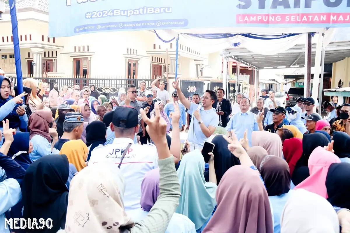 Ratusan Warga Desa Patriot Komitmen Menangkan Egi-Syaiful di Pilkada Lampung Selatan