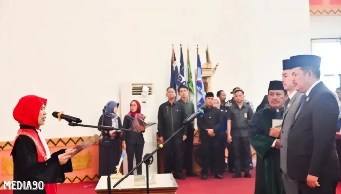 Achmad Rico Julian Dilantik Sebagai Ketua Tetap DPRD Pesawaran, Siap Laksanakan Prinsip Demokrasi