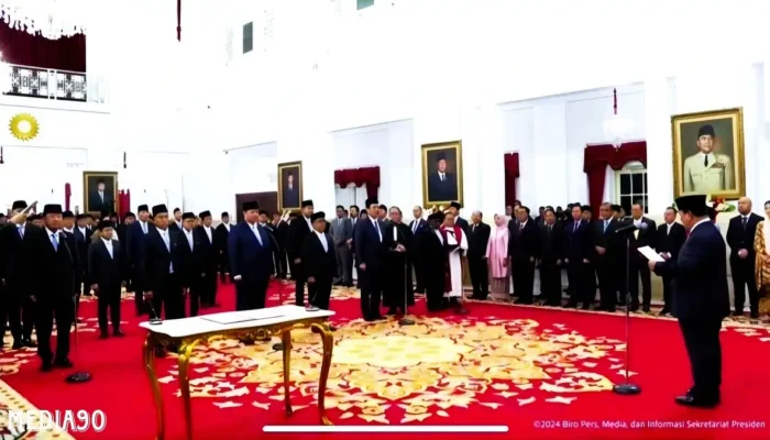Resmi! Presiden Prabowo Umumkan Kabinet Merah Putih: 48 Menteri dan 5 Kepala Lembaga, Inilah Daftar Lengkapnya