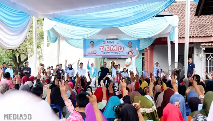 Masyarakat Srikaton Serbu Egi-Syaiful di Pilkada Lampung Selatan