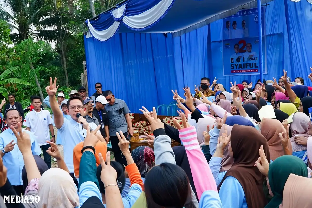 Rindu Perubahan, Ratusan Warga Tanjung Menara Dukung Egi-Syaiful di Pilkada Lamsel