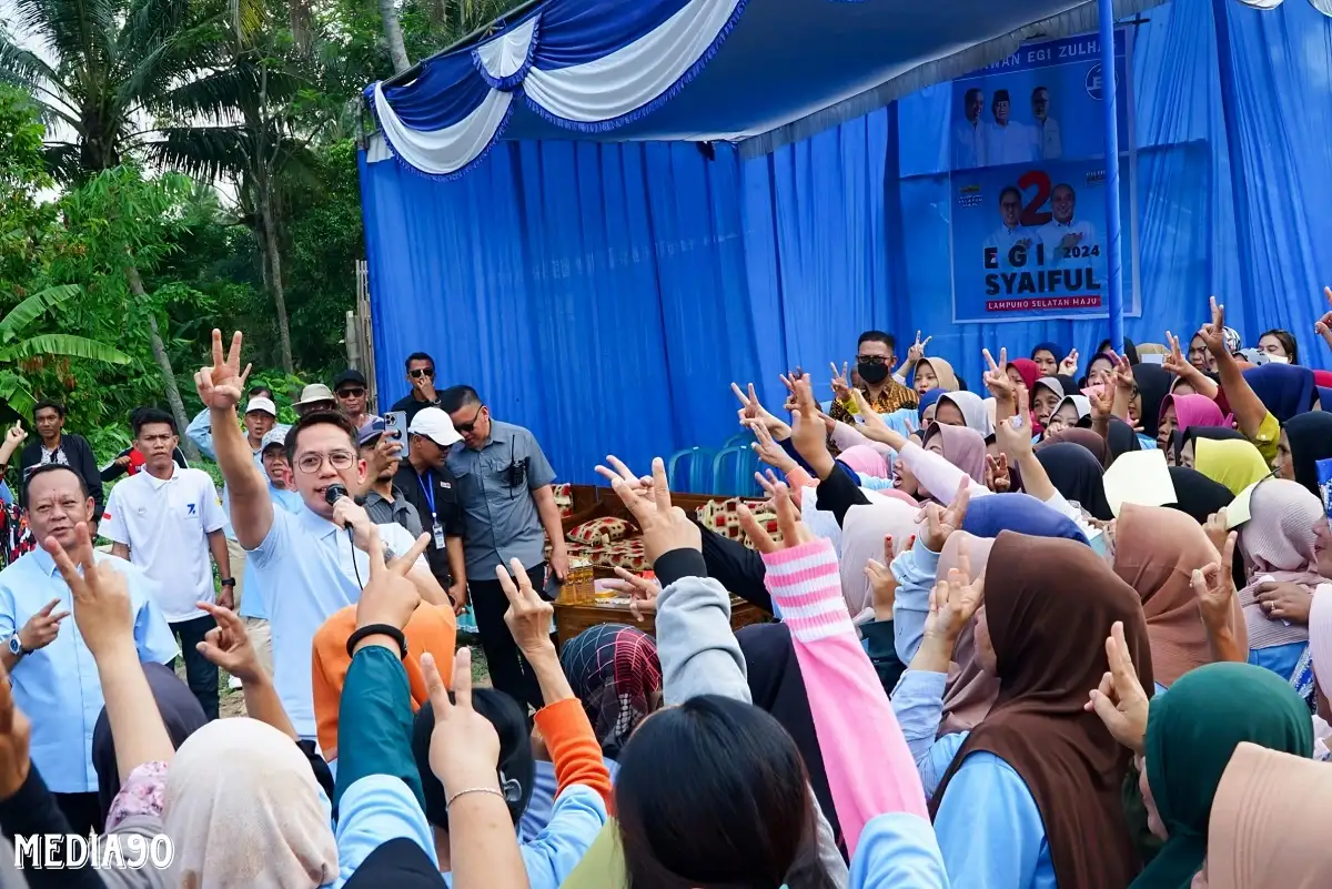 Rindu Perubahan, Ratusan Warga Tanjung Menara Dukung Egi-Syaiful di Pilkada Lamsel