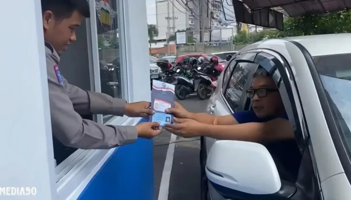 Satlantas Polresta Bandar Lampung: Dalam Sepekan, Layanan SIM Drive Thru di Pos Adipura Cetak 84 SIM untuk Warga