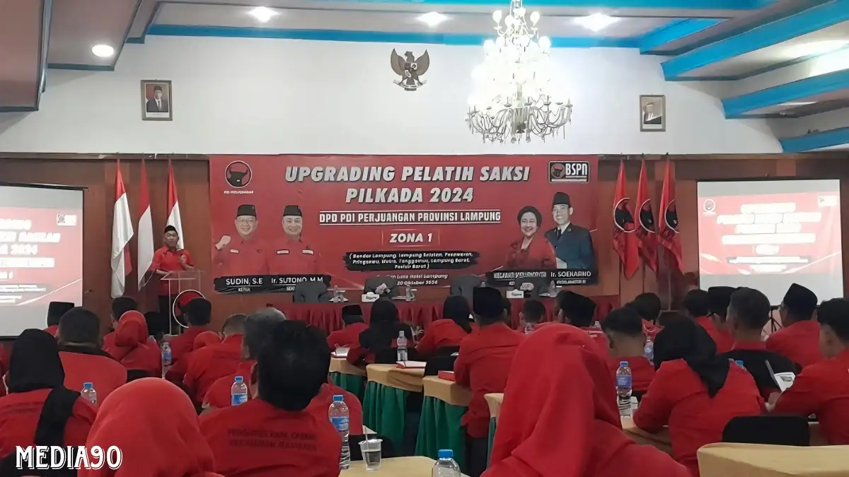 Siapkan 27 Ribu Saksi di Pilkada 2024, PDIP Lampung Tingkatkan Kapasitas Para Pelatih Saksi TPS