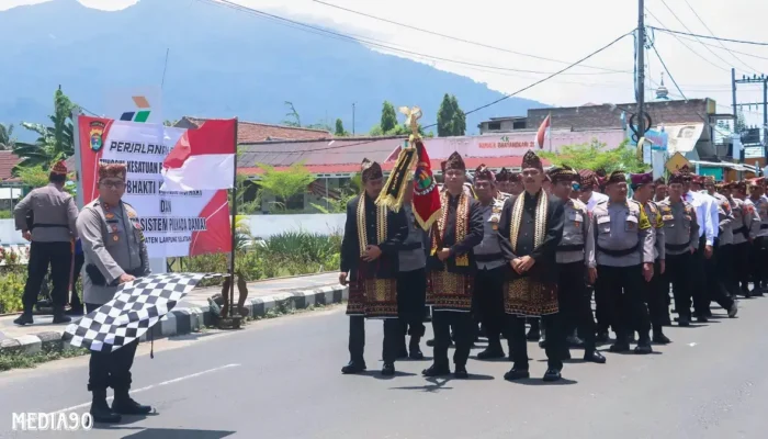 Polres Lampung Selatan Resmikan Tunggul Kesatuan Wira Bhakti Khagom Mufakat: Simbol Filosofi Kearifan Lokal