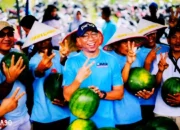 Mirza Ajak Petani di Penengahan Lampung Selatan: Jadikan Lampung Sebagai Lumbung Pangan Nasional