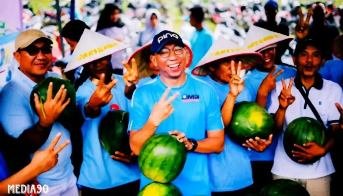 Mirza Ajak Petani di Penengahan Lampung Selatan: Jadikan Lampung Sebagai Lumbung Pangan Nasional