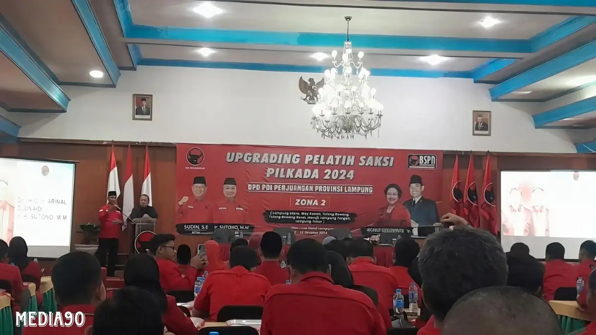 Upgrading Pelatih Saksi, PDIP Lampung Desak Pelatih Cari Saksi TPS Punya Daya Juang Tinggi di Pilkada 2024