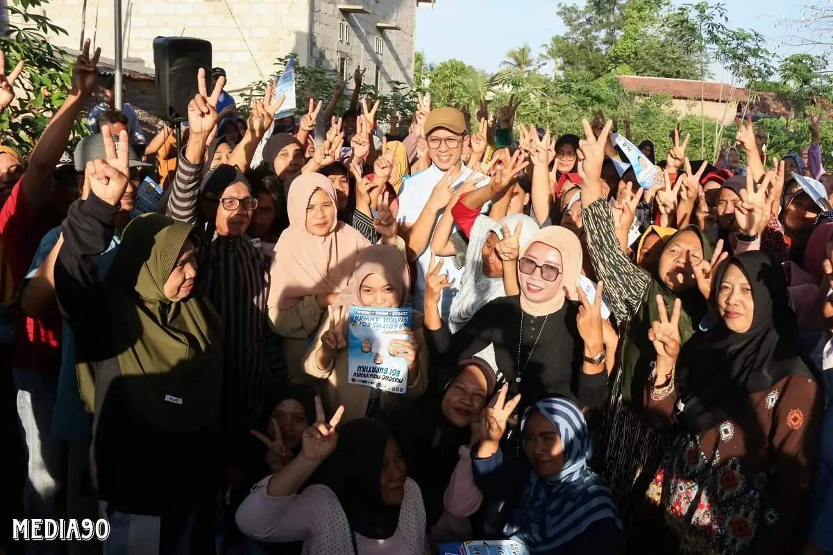 Warga Brantiraya Kompak Dukung Pasangan Egi-Syaiful di Pilkada Lampung Selatan