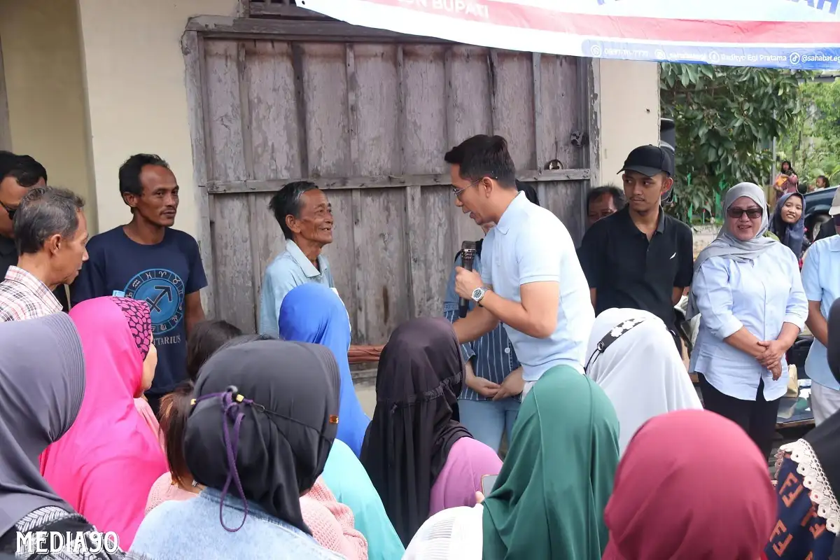 Warga Way Galih Keluhkan Kondisi Jalan dan PKH, Titip Harapan pada Egi-Syaiful