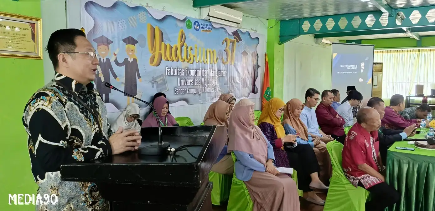 Yudisium ke-37 Fakultas Ekonomi dan Manajemen Universitas Malahayati, ini Pesan Wakil Rektor dan Dekan ke 51 Lulusan