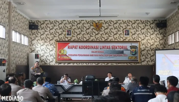 Polres Lampung Siagakan 371 Personel dan 9 Posko untuk Pengamanan Natal dan Tahun Baru 2025
