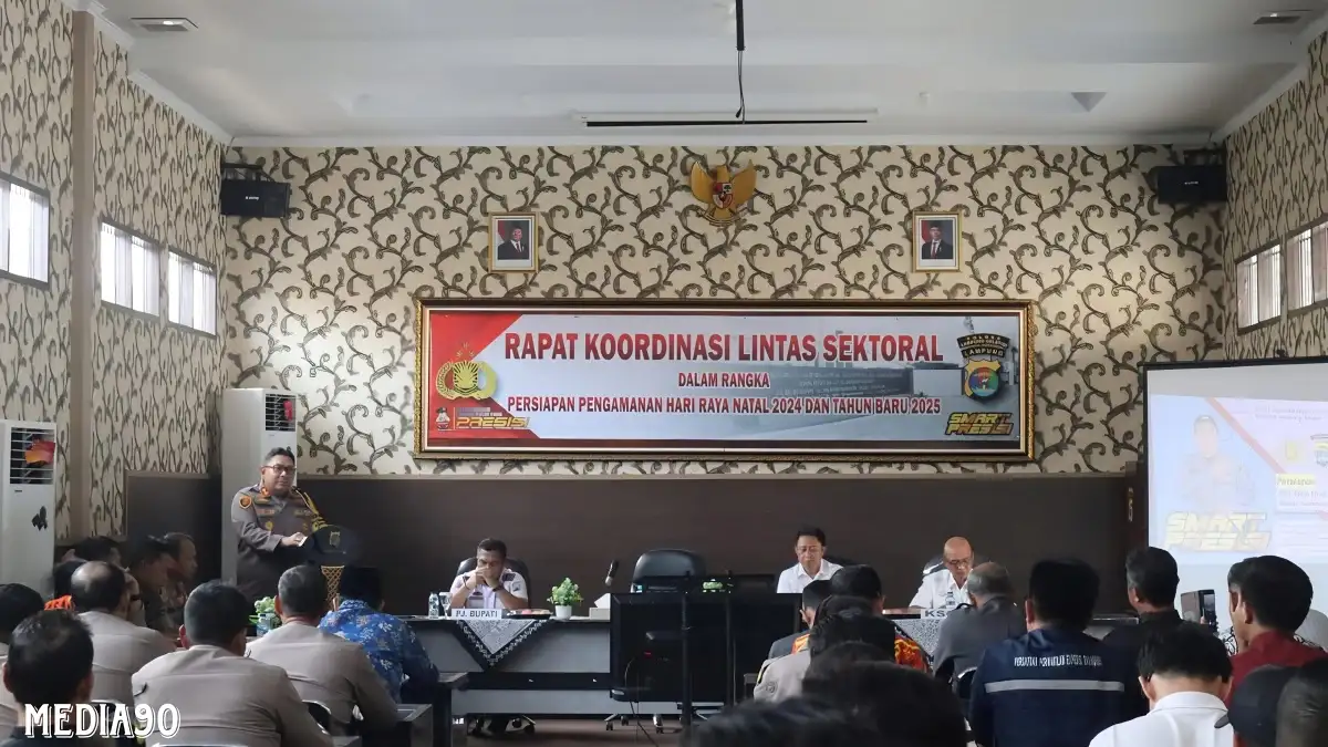 Amankan Natal dan Tahun Baru 2025, 371 Personil dan 9 Posko Disiagakan Polres Lampung