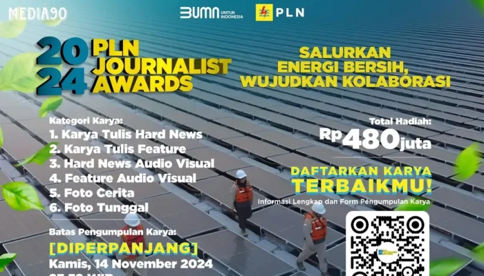 Antusiasme Tinggi, PLN Memperpanjang Masa Pendaftaran Lomba PLN Journalist Award hingga 14 November 2024