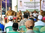 Bupati Pesawaran Mengunjungi Proyek Biofortifikasi Padi dan Fasilitas Pengolahan RMU serta Dryer di Negeri Katon