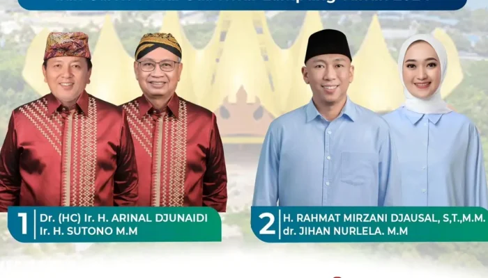 Paslon Gubernur Lampung Akan Mencoblos di Bandar Lampung, Ini Lokasi Pemilihannya