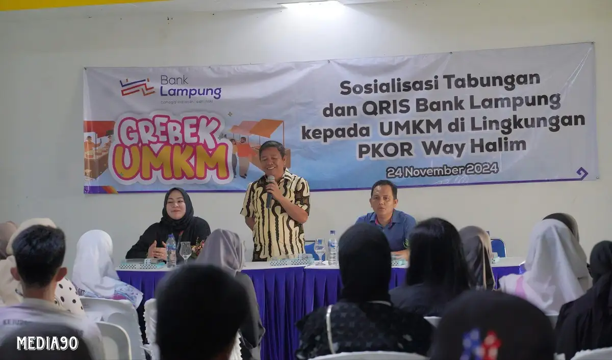 Grebek UMKM Bank Lampung Sapa Pelaku UMKM di PKOR Way Halim