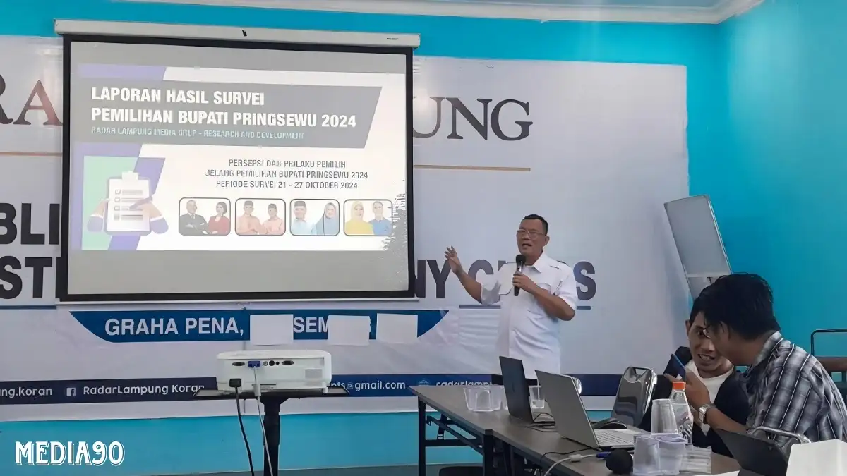 Hasil Survei Disway di Pilkada Pringsewu 2024, Elektabilitas Paslon Bupati Fauzi - Laras Tertinggi Dipilih Warga