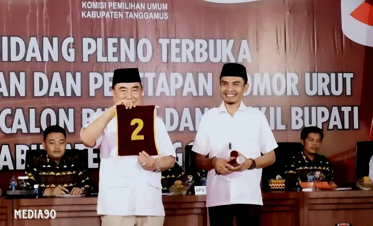 Hasil Survei Disway di Pilkada Tanggamus 2024, Elektabilitas Paslon Bupati Saleh Asnawi - Agus Tertinggi Dipilih Warga