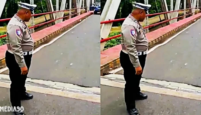 Wasapada saat Melintas: Jembatan Jalan Lintas Sumatera di Abung Tinggi, Lampung Utara dalam Keadaan Rusak