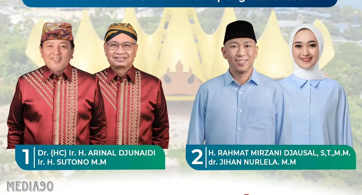 Kalah Elektabilitas, Popularitas Arinal Djunaidi Ungguli Mirza di Pilgub Lampung 2024 Hasil Survei Rakata