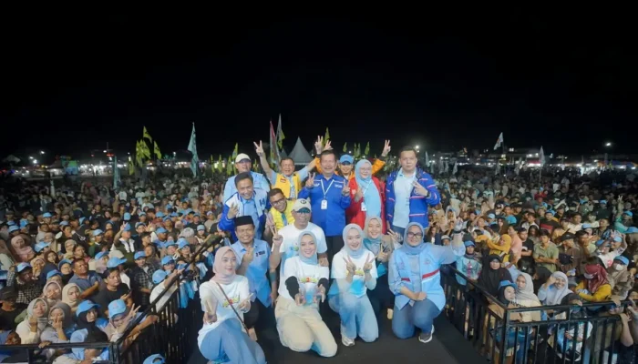 Mirza – Jihan Serukan Perubahan di Kampanye Akbar Terakhir Warga Lampung