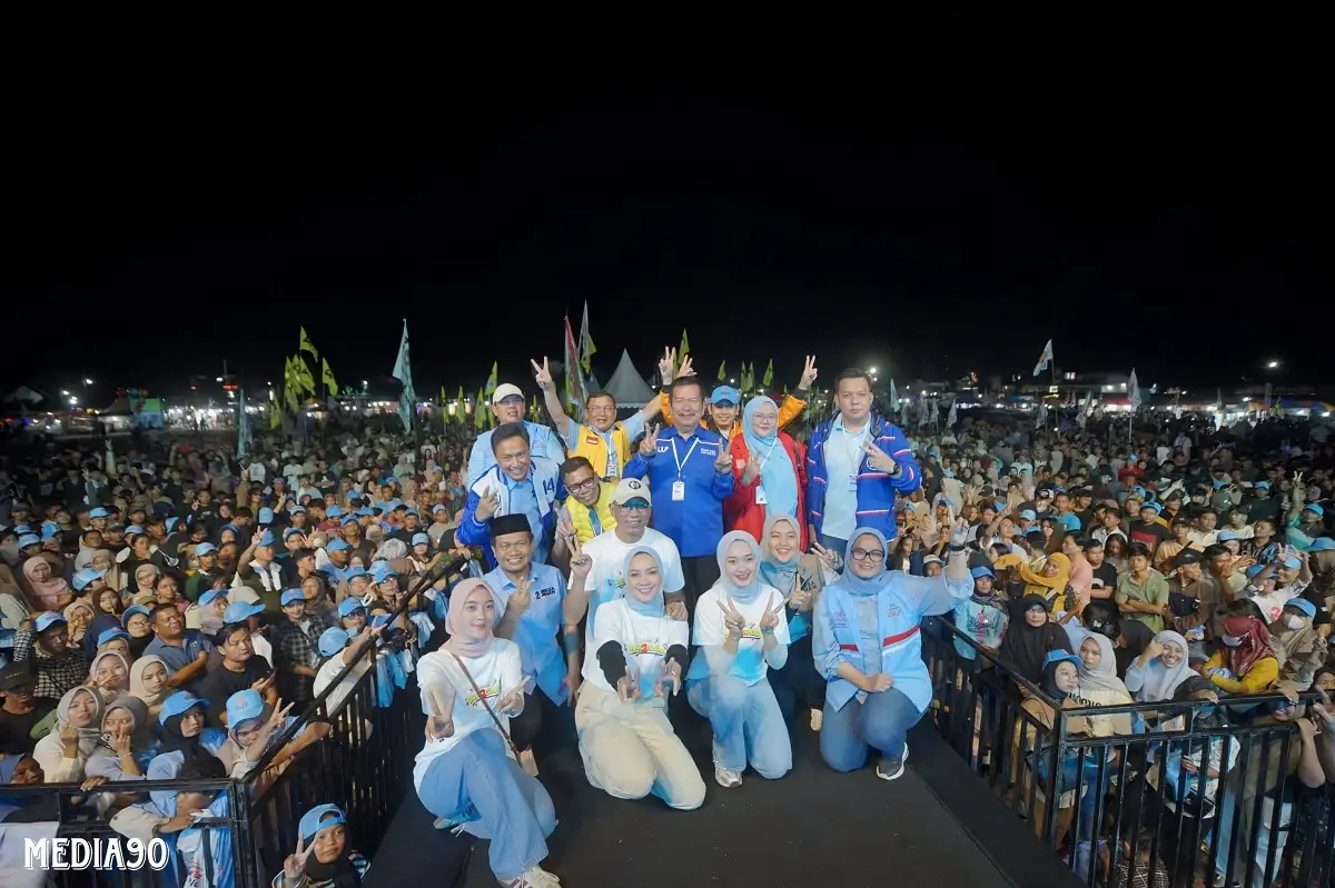 Kampanye Akbar Terakhir, Mirza - Jihan Ajak Warga Lampung Wujudkan Perubahan