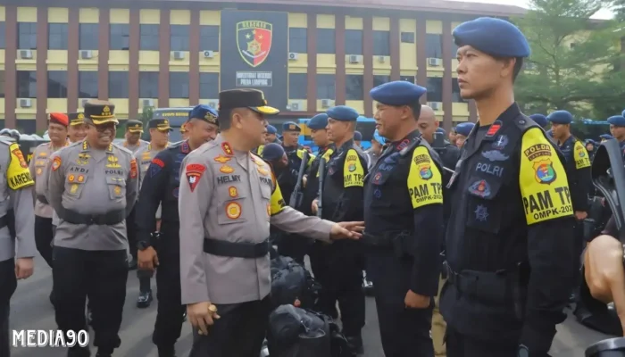 Kapolda Lampung Tegaskan Larangan Bawa Senjata Api oleh Polisi Selama Pengamanan TPS Pilkada 2024