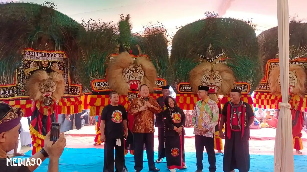 Komunitas Reyog Ponorogo Lampung Deklarasikan Dukung Arinal - Sutono di Pilgub Lampung 2024