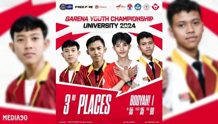 Mahasiswa Universitas Teknokrat Indonesia Sabet Juara III Nasional di Garena Youth Championship University 2024