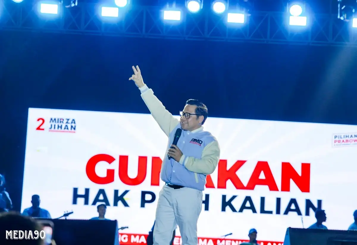Muhaimin Iskandar Menutup Kampanye Mirza-Jihan dengan Semarak di Lampung Timur