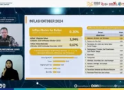 Inflasi Ekonomi Lampung Mencapai 0,20 Persen pada Oktober 2024, Sektor Makanan Menyumbang Porsi Terbesar