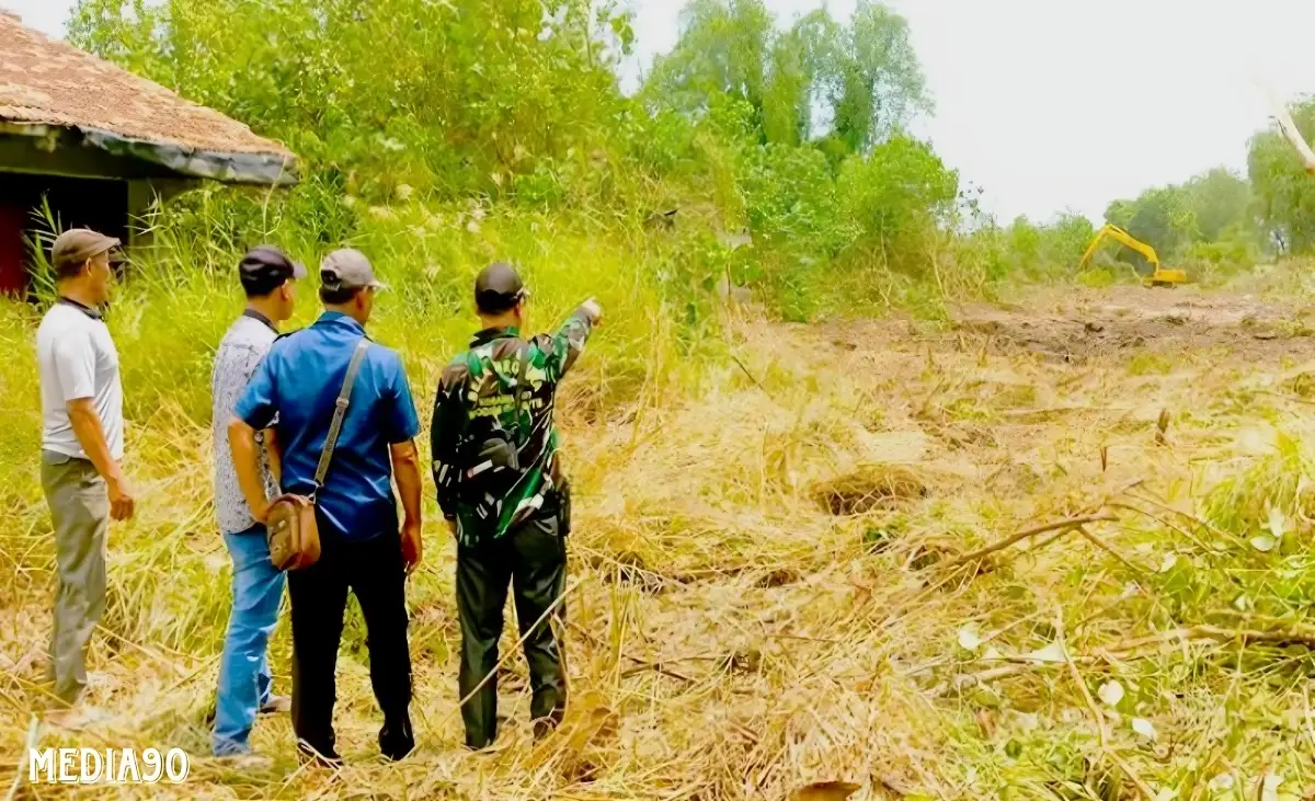 Perlancar Akses Petambak, Kampung Bumi Dipasena Utama Bangun Jalan Sepanjang 500 Meter