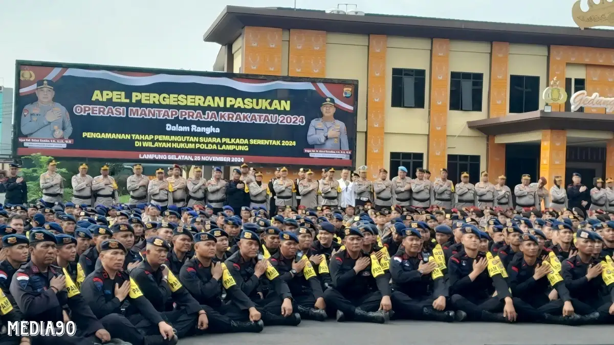 Pilkada 2024, Polda Lampung Kirim 1.299 Personil Amankan TPS Rawan di Lampung Hingga Cegah Politik Uang