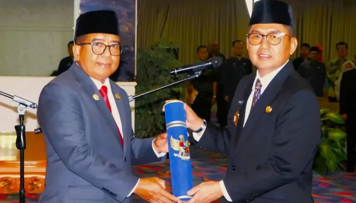 Pj Gubernur Lampung Resmi Lantik Fredy Sebagai Pj Sekretaris Daerah, Menggantikan Fahrizal Darminto