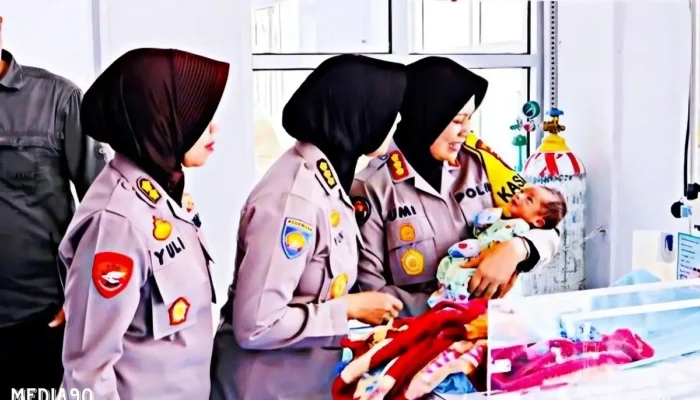 Polda Lampung Siap Sediakan Fasilitas Kesehatan untuk Bayi Laki-Laki yang Ditinggalkan karena Kendala Ekonomi