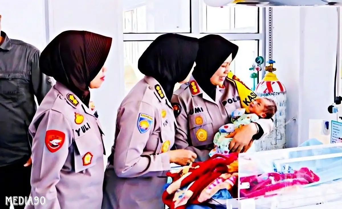 Polda Lampung Siap Berikan Fasilitas Kesehatan Bayi Laki Laki Dibuang Lantaran tak Sanggup Membesarkannya