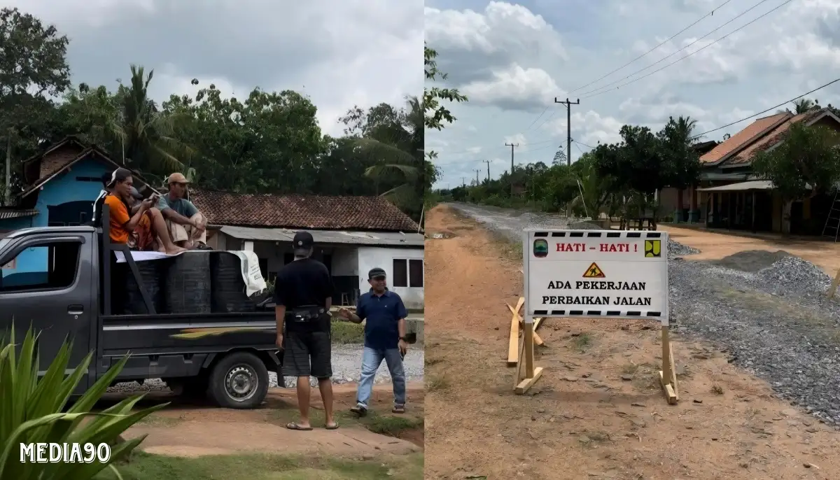 Proyek Ruas Jalan Kertosari - Wawasan Disetop Tanpa Sebab, Anggota DPRD Lampung Selatan Hamdani Minta Kejelasan Dinas PU