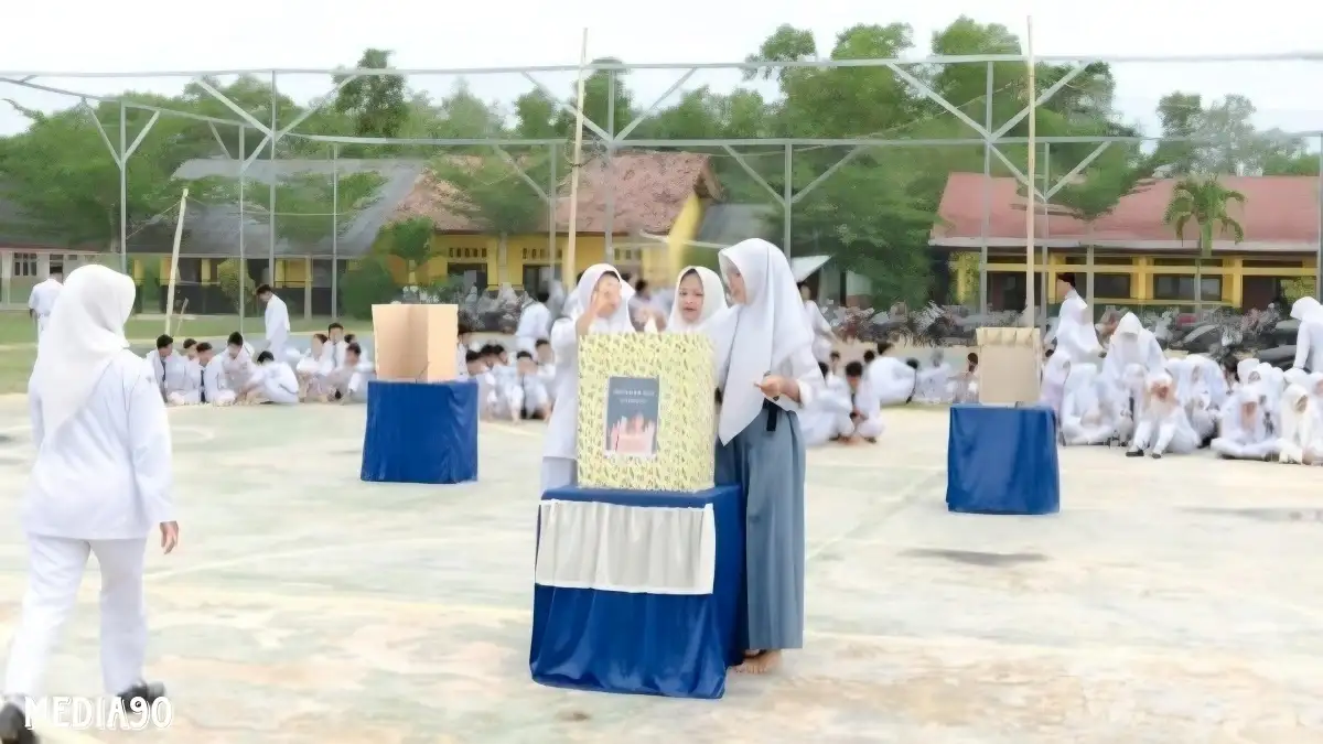 SMKN Rawajitu Timur Tulang Bawang Sukses Gelar Pemilihan Ketua dan Wakil Ketua OSIS