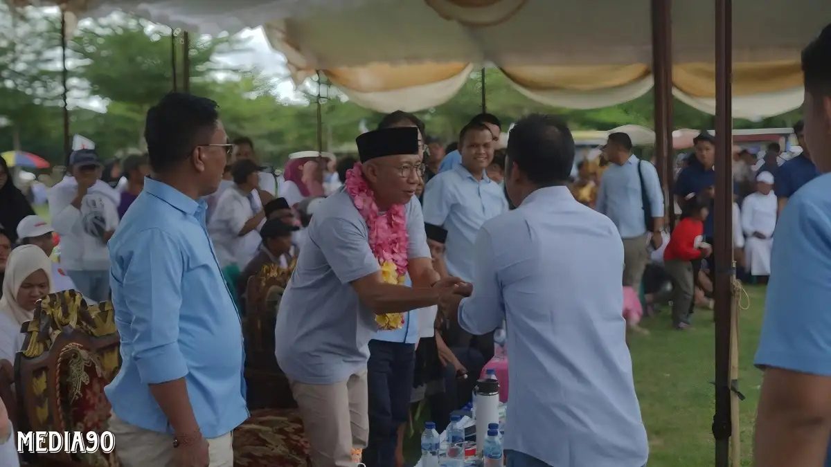 Tutup Kampanye di Lampung Timur, Paslon Gubernur Mirza-Jihan Janjikan Bangun SMK Negeri di Brawijaya