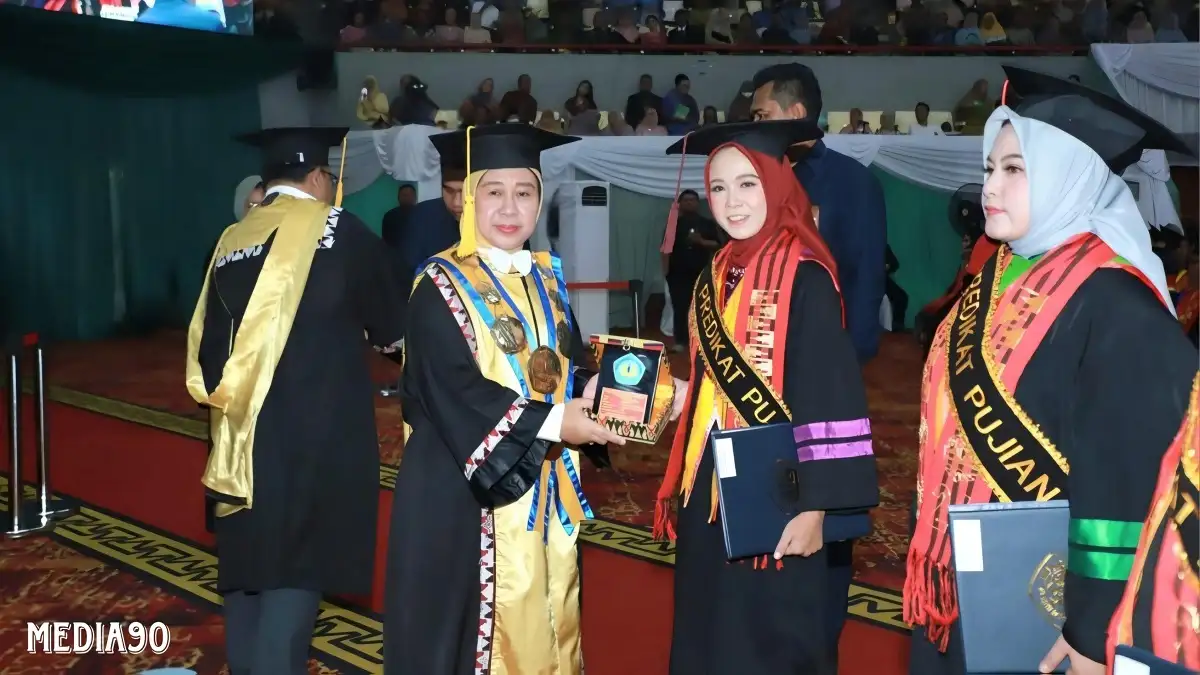 Wisuda 676 Mahasiswa Periode II 2024, Rektor Unila Beber Program Wujudkan Universitas Kelas Dunia