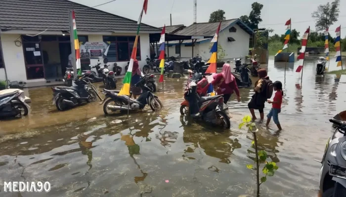 Empat Kampung di Rawajitu Timur Terendam Banjir Rob, Warga Tuntut Tindakan Pemerintah