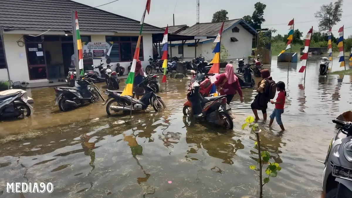 Banjir Rob Terjang Empat Kampung di Rawajitu Timur Tulang Bawang, Warga Desak Ada Perhatian Pemerintah