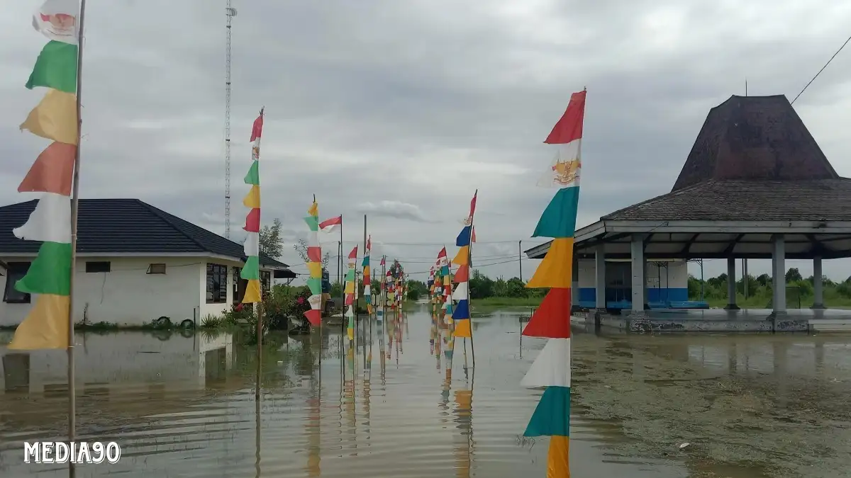 Bumi Dipasena Agung Tulang Bawang Sepekan Dilanda Banjir Rob, Warga Harapkan Perhatian Pemerintah Pusat