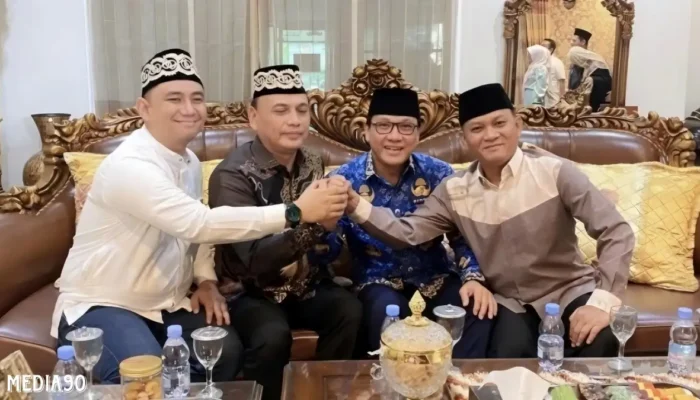 Pasca Pilkada Metro 2024, Bambang-Rafieq Sambangi Rumah Wahdi-Qomaru: Komitmen Bersama Membangun Kota Metro