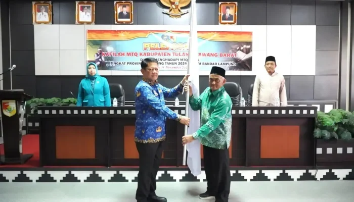 Pesan Pj Bupati Tubaba Saat Melepas Kafilah MTQ ke-51 Tingkat Lampung