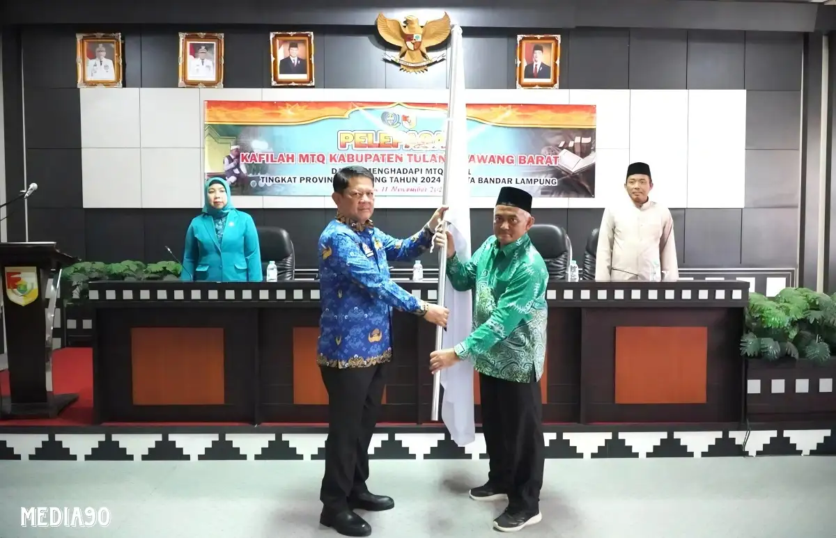 Lepas Kafilah MTQ ke-51 Tingkat Lampung, ini Pesan Pj Bupati Tubaba ke Para Kafilah Tubaba