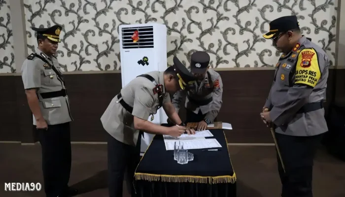 Kompol Doni Digantikan Kompol Tangguh, Waka Polres Lampung Selatan Alami Pergantian Jabatan