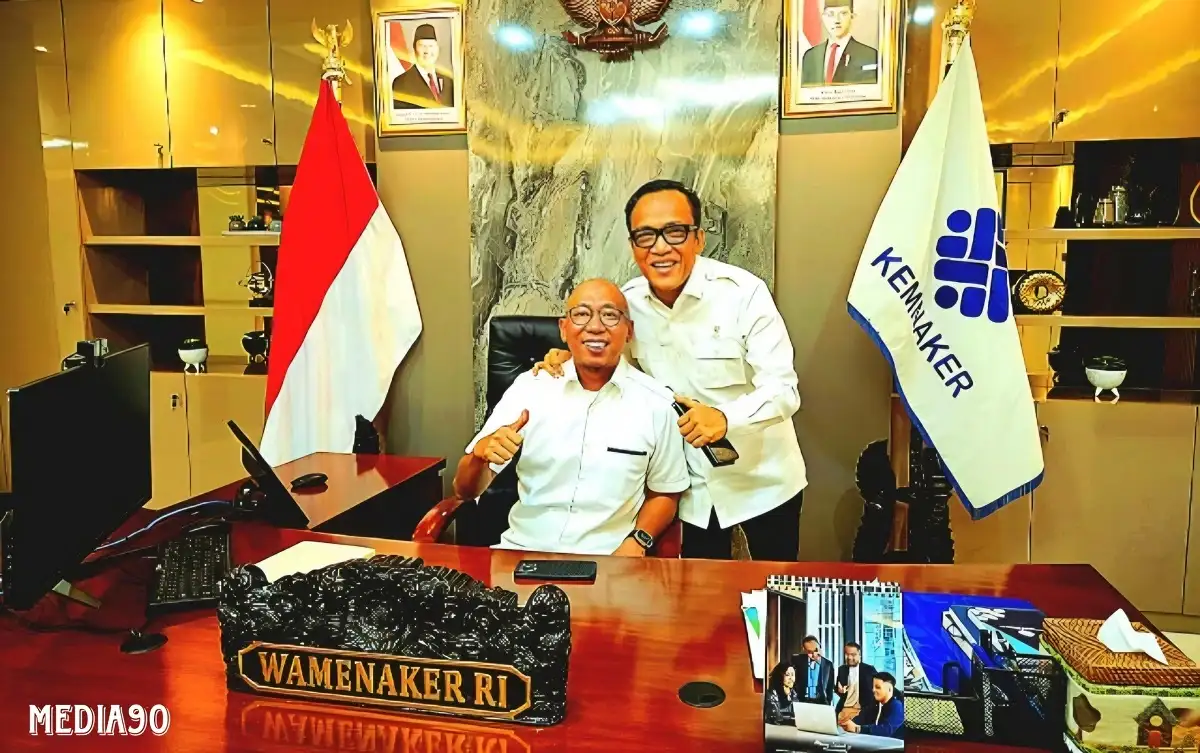 Perjuangkan Lapangan Kerja Bagi Warga Lampung, Begini Momen Mirza Duduki Kursi Wakil Menteri Ketenagakerjaan